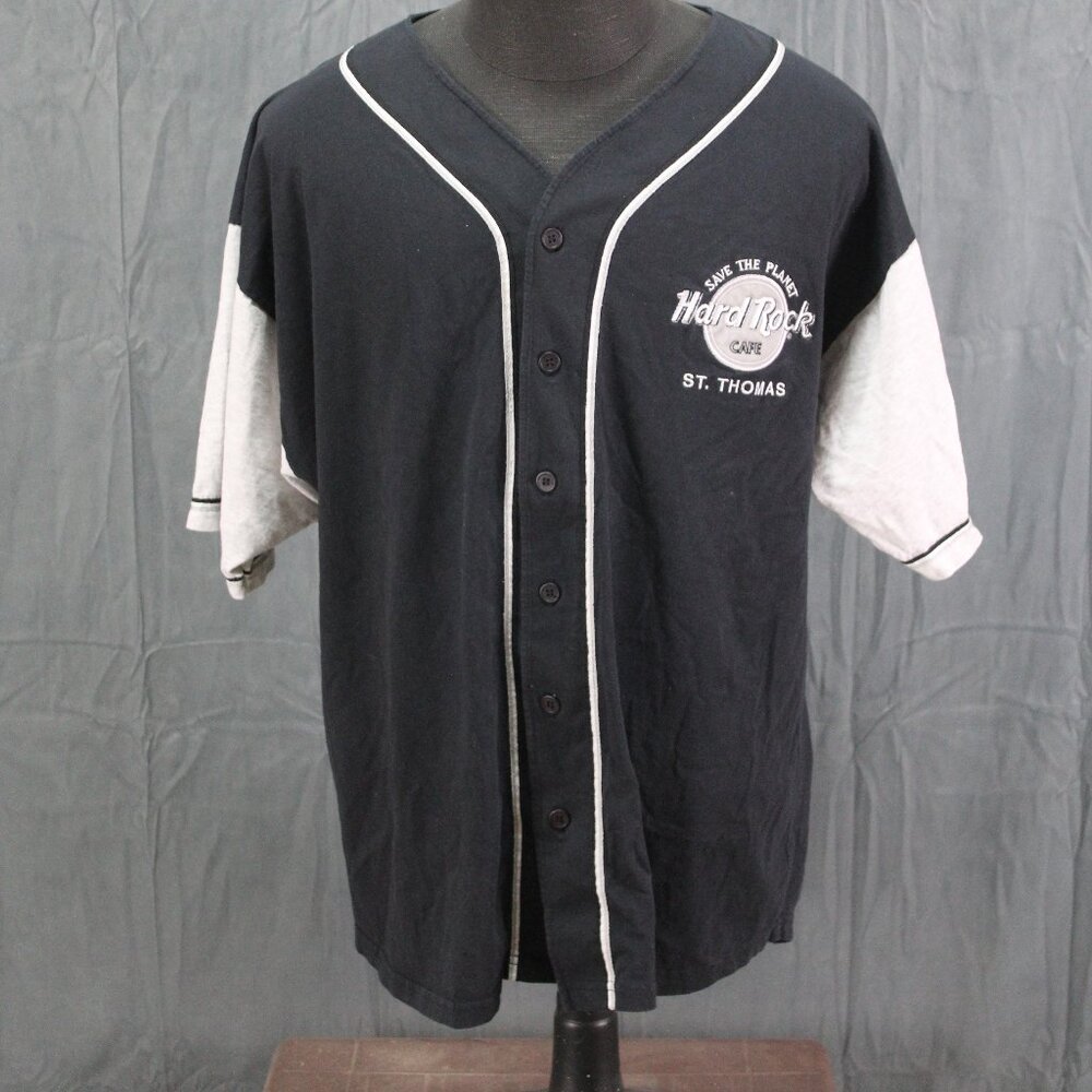 Hard Rock Cafe Baseball Jesey (VTG) - St Thomas - Men's XL